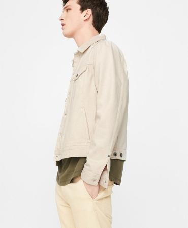 Slim stretch cotton shirt