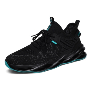 Mesh breathable athletic shoes, fashionable and trendy chunky sneakers with sharp soles, running shoes