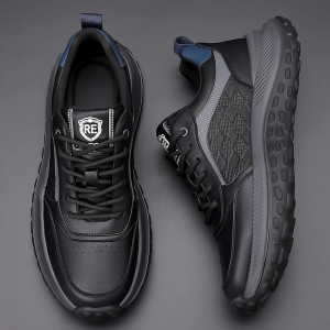 Platform low-top trendy soft-soled men's shoes, fashionable dad shoes